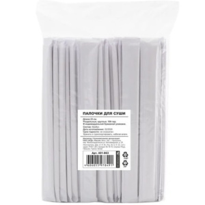 Палочки для суши в бумаге 23 см Круглые Десногор (1002000 шт.) 2