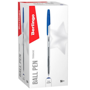 Ручка шариковая Berlingo Tribase синяя, 1,0 мм (150 шт.) 2