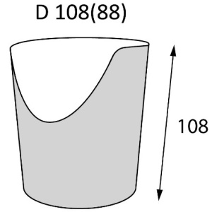Упаковка для фри, снеков, попкорна SNACK BOWL L  (35525 шт.) OSQ 2