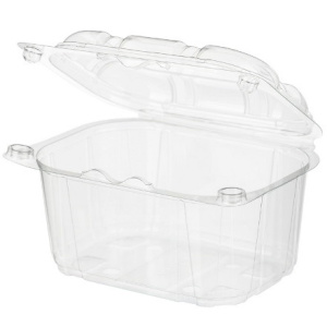 Емкость перфорированная для черри и ягод с крышкой 250 г РКП-250 прозрачная (720 шт.) 1920804 Комус 2