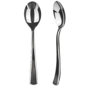 Ложка столовая пластиковая 173 мм металлик (18900 шт.) 415-053 2