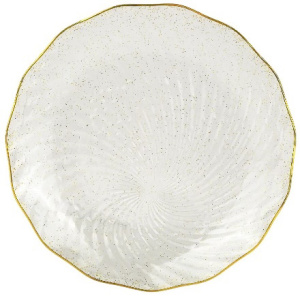 Тарелка D180 ПС ПРОЗРАЧНАЯ Жемчужное сияние (12 шт.) (120 шт.) 415-071 2