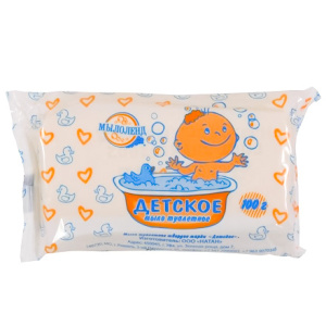 Мыло туалетное 100 г Детское Мылоленд цветная упаковка (190 шт.)