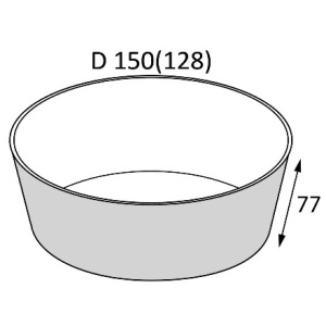 Упаковка круглая 1000 мл Round Bowl ДНО OSQ 2