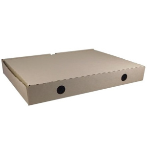 Коробка для римской пиццы 330х230х40 серая МИКРО (50 шт.) 2