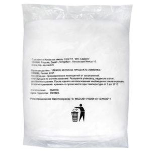 Халат одноразовый на конпках XL Белый (10 шт.) Клевер (110 упак.)1