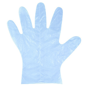 Перчатки одноразовые ПНД (100 шт.) 60 гр., размер L СИНИЕ (1100 шт.) 2