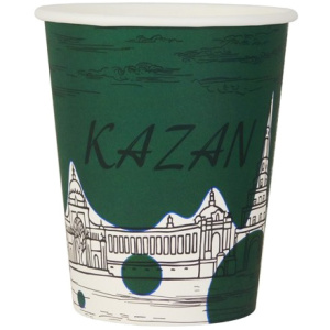 Стакан ГН 250 мл (d-80 мм) бумажный Города (501000 шт.) ЛигаПак 3